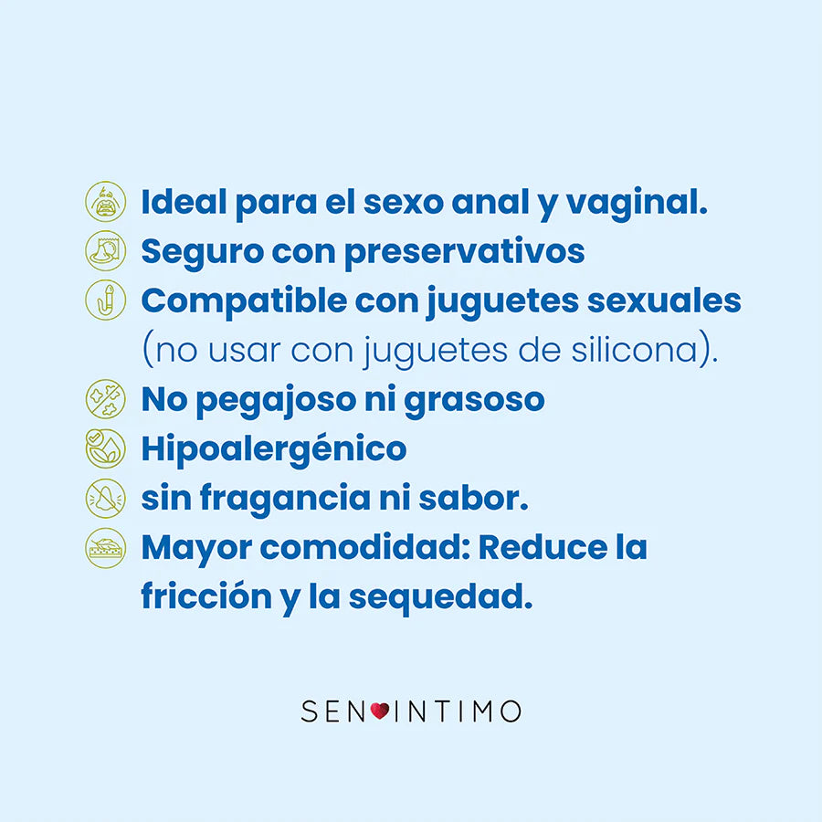 LUBRICANTE SILICONA X 30 ML SEN INTIMO