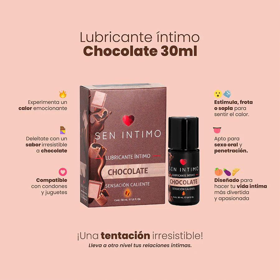 LUBRICANTE CALIENTE CHOCOLATE X 30 ML SEN INTIMO