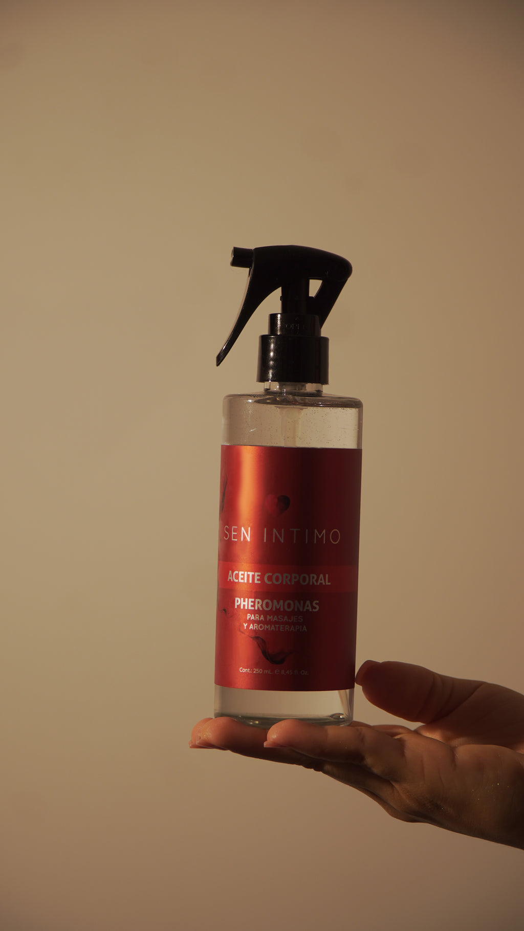 ACEITE CORPORAL PHEROMONAS PARA MASAJES Y AROMATERAPIA X 250 ML BY SEN ÍNTIMO