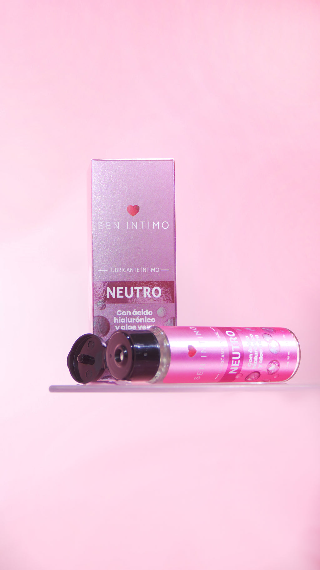 LUBRICANTE NEUTRO CON ÁCIDO HIALURÓNICO Y ALOÉ X 55 ML BY SEN ÌNTIMO