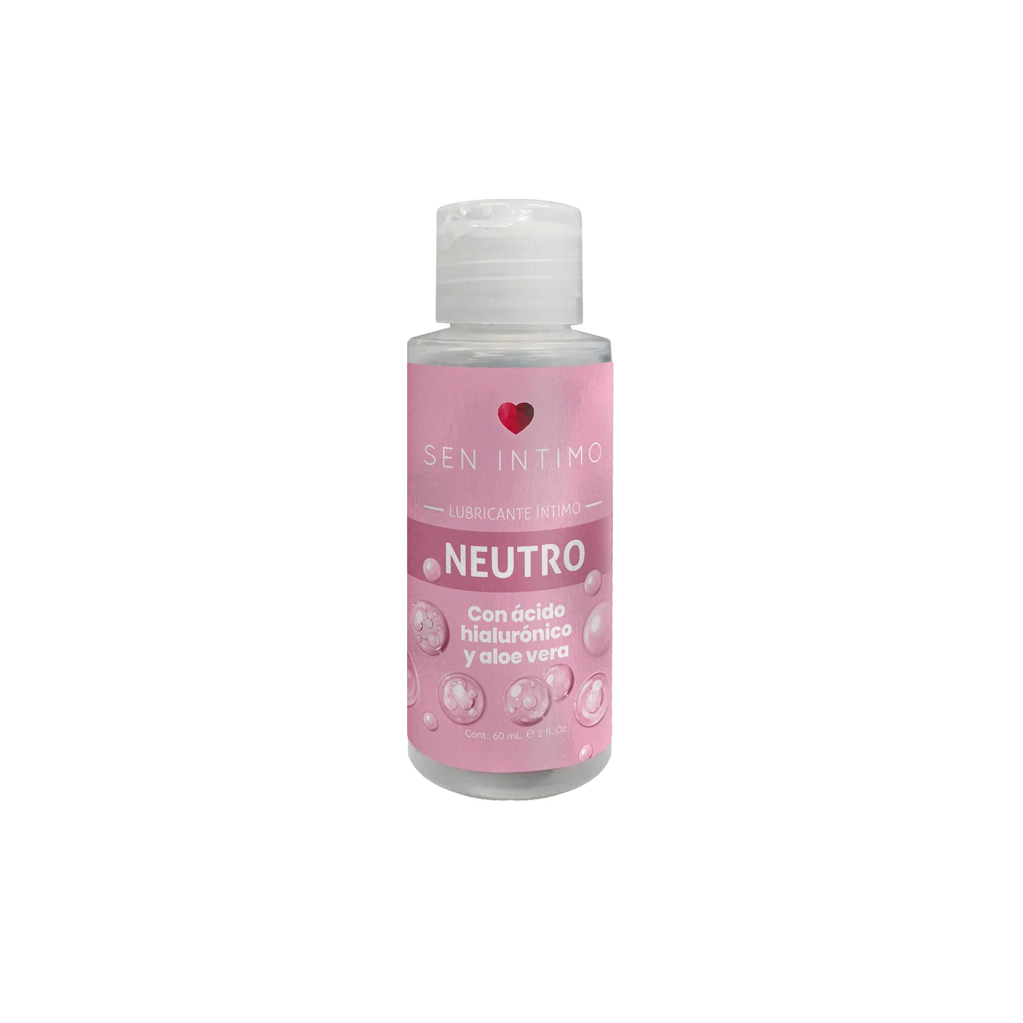 LUBRICANTE NEUTRO CON ÁCIDO HIALURÓNICO Y ALOÉ X 55 ML BY SEN ÌNTIMO