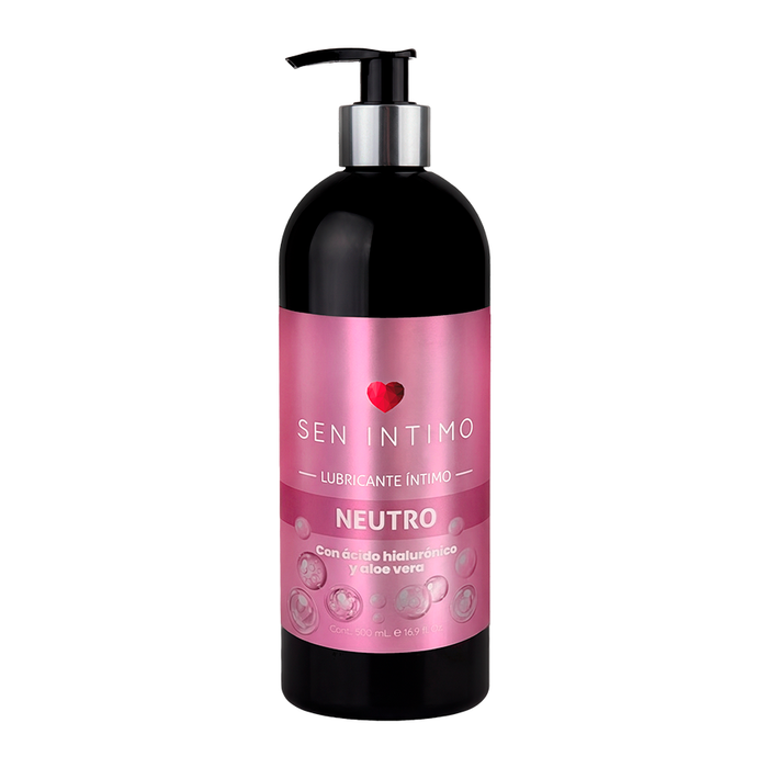 Lubricante Neutro con Ácido Hialurónico y Aloé x 500 ml Sen Íntimo