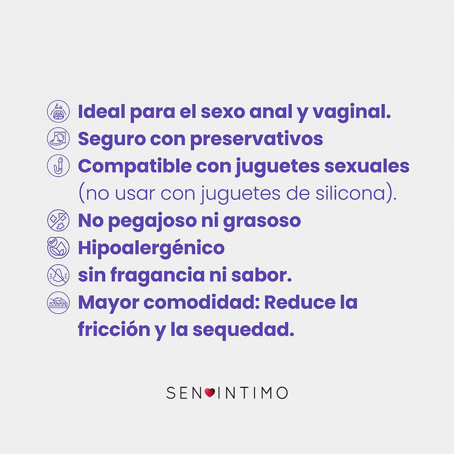 LUBRICANTE ÍNTIMO HÍBRIDO X 30 ML BY SEN ÍNTIMO