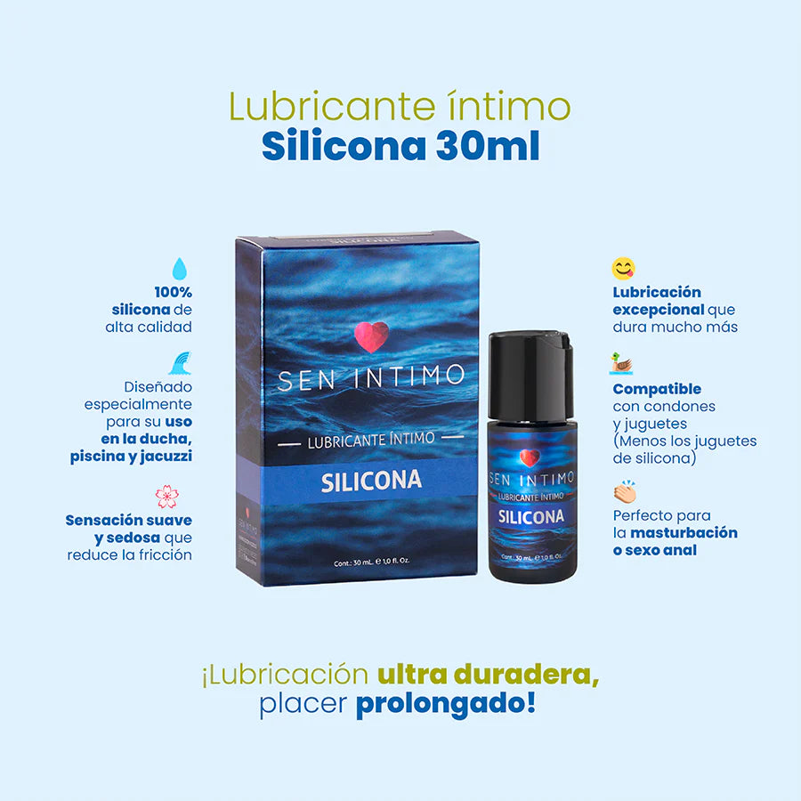 LUBRICANTE SILICONA X 30 ML SEN INTIMO