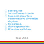 LUBRICANTE INTIMO ANAL ELECTRIZANTE X 30 ML SEN