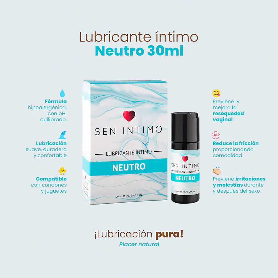 LUBRICANTE NEUTRO X 30 ML SEN INTIMO