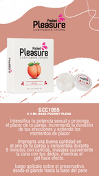 LUBRICANTE ANAL X 4 ML POCKET PLEASURE