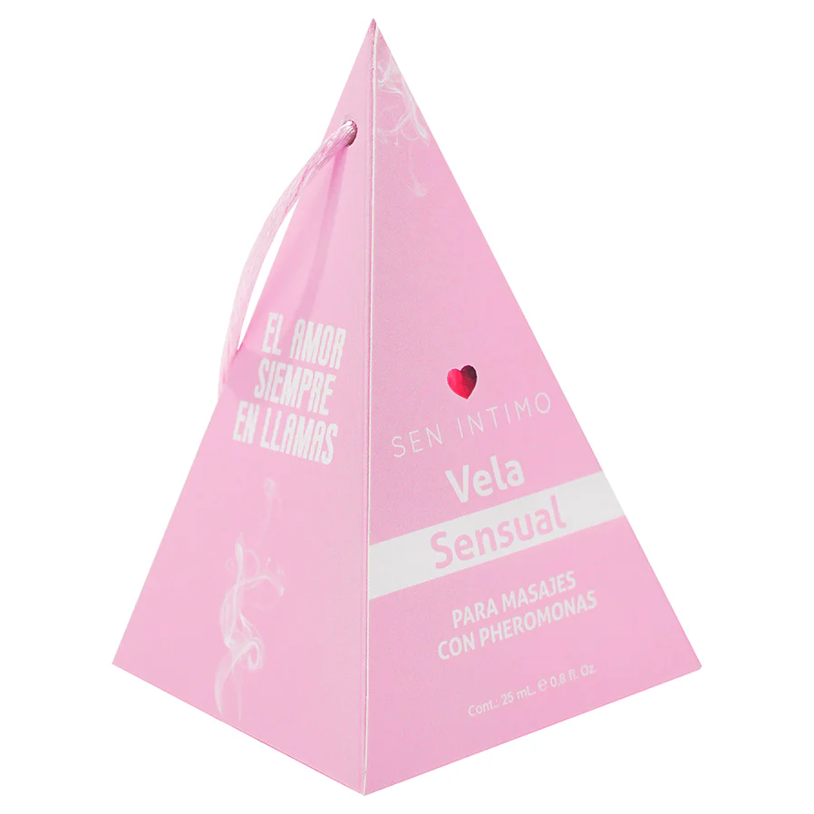 VELA SENSUAL MASAJES PIRÁMIDE X 25 ML BY SEN ÍNTIMO