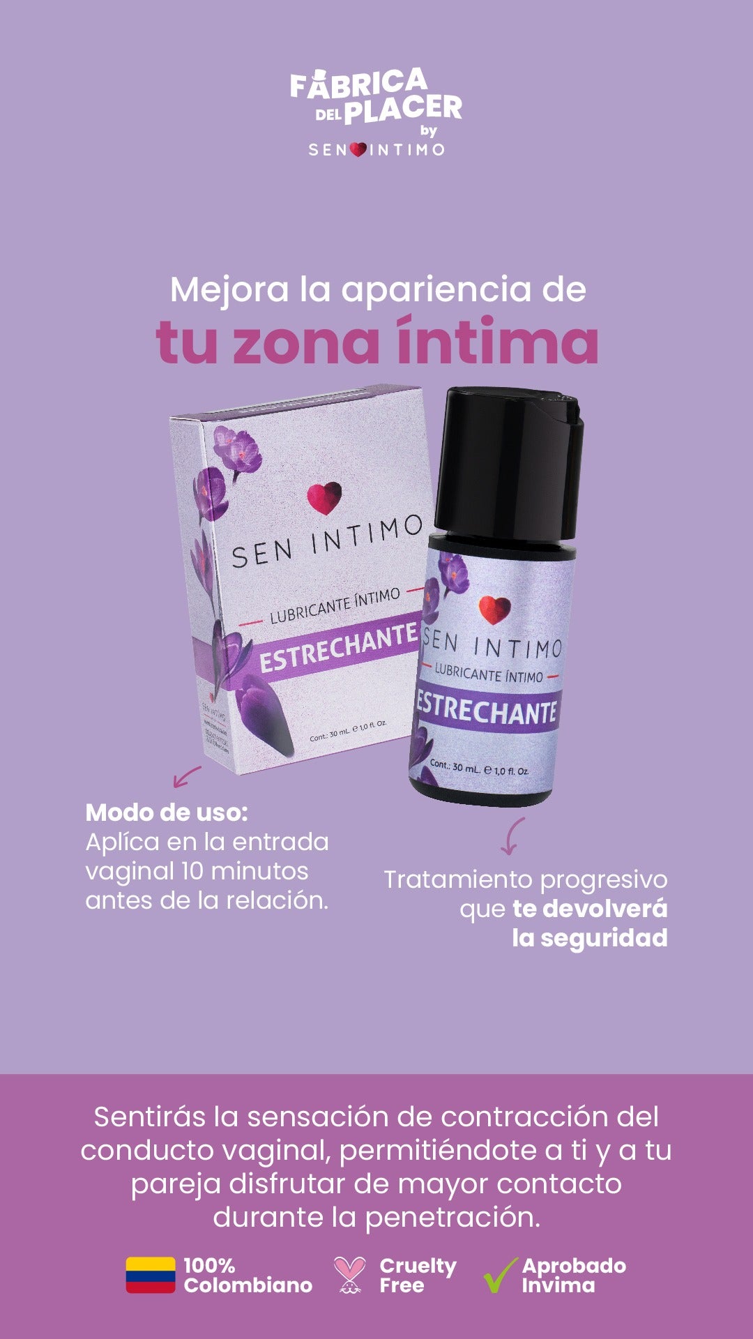 ESTRECHANTE X 30 ML SEN INTIMO