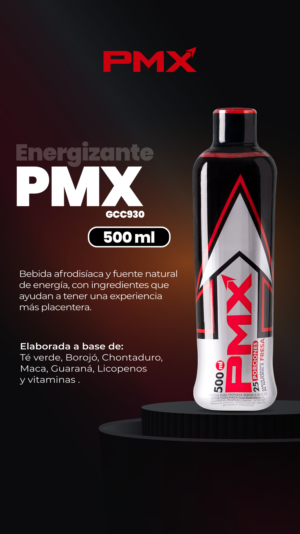 ENERGIZANTE PMX 500 ML