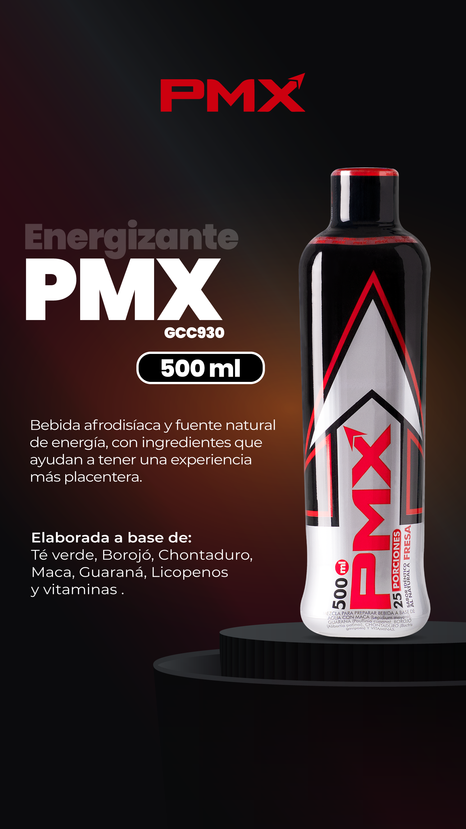 ENERGIZANTE PMX 500 ML