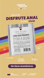 LUBRICANTE INTIMO ANAL ELECTRIZANTE SACHET X 7 ML SEN
