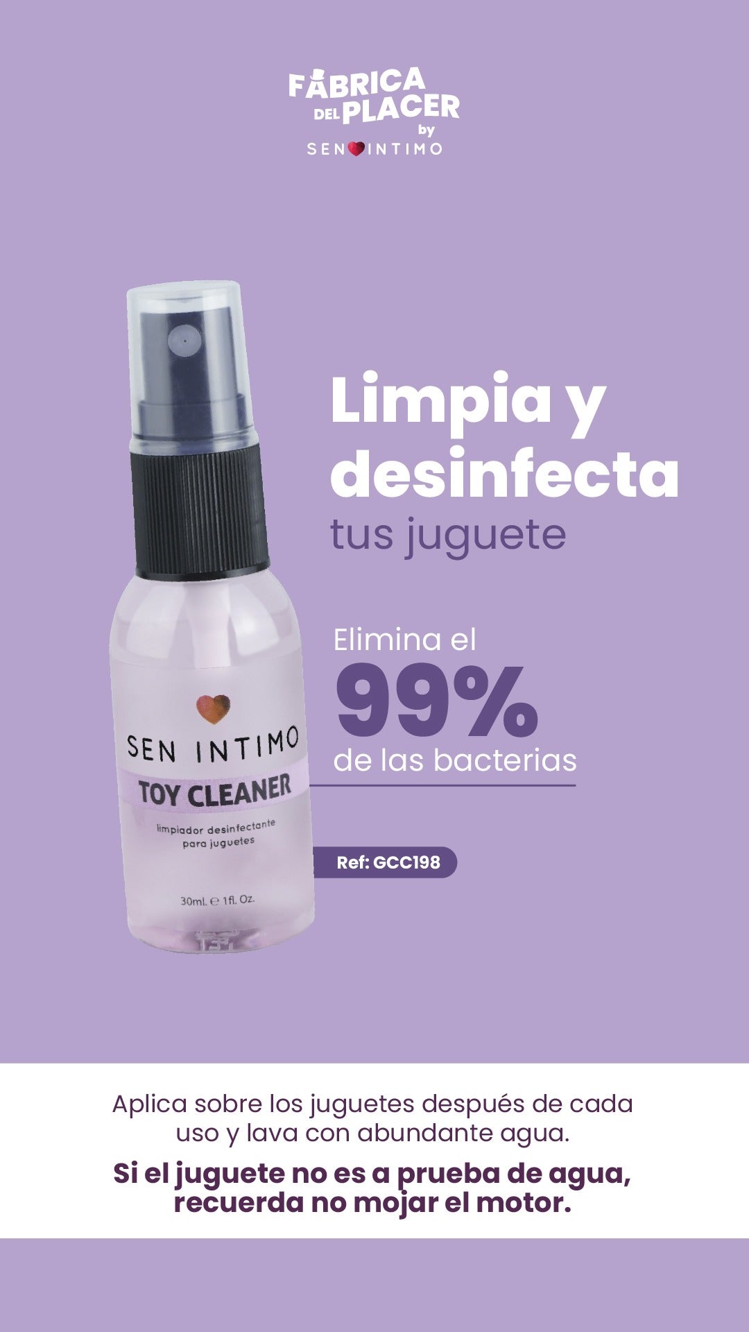 TOY CLEANER X 30 ML SEN INTIMO