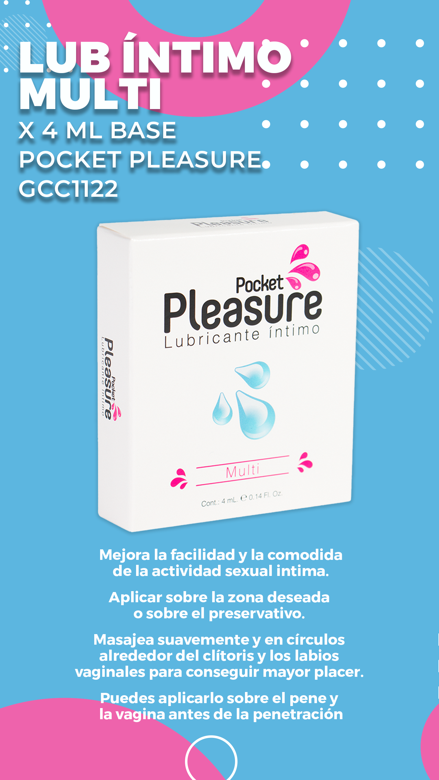 MULTIORGASMOS X 4 ML POCKET PLEASURE