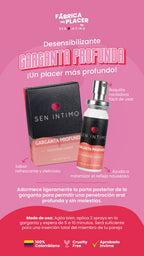 LUBRICANTE GARGANTA PROFUNDA DESENSIBILIZANTE X 15ML SEN