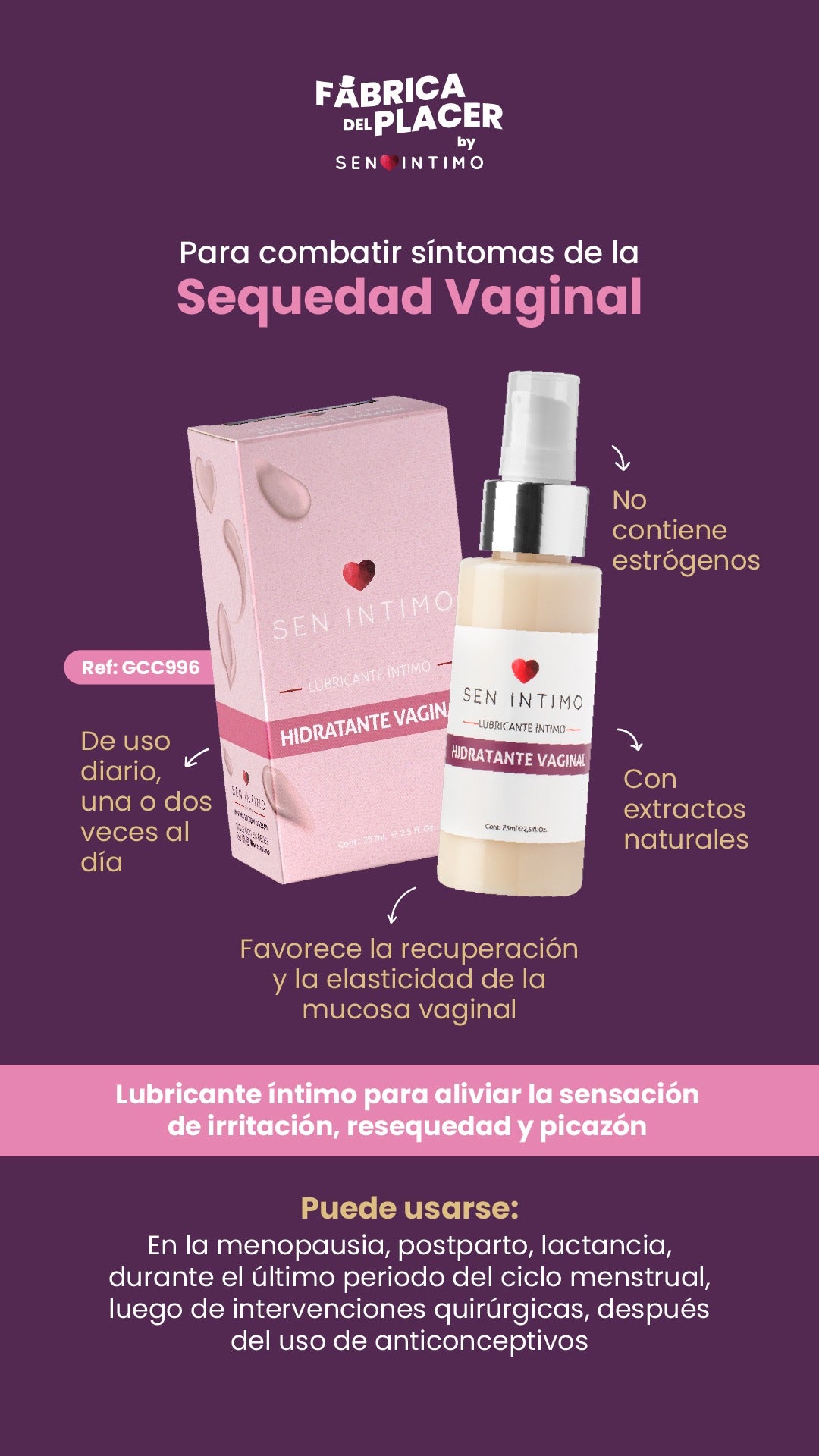 HIDRATANTE VAGINAL SEN INTIMO X 75 ML